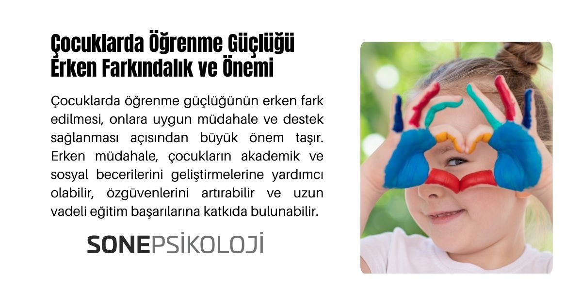 Öğrenme güçlüğü yaşayan çocuklarda erken tanı