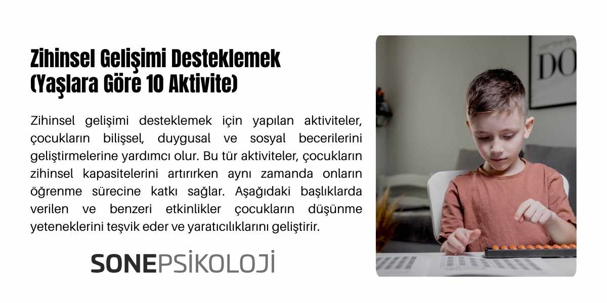 Çocuğun zihinsel gelişimi için ne yapmalı?