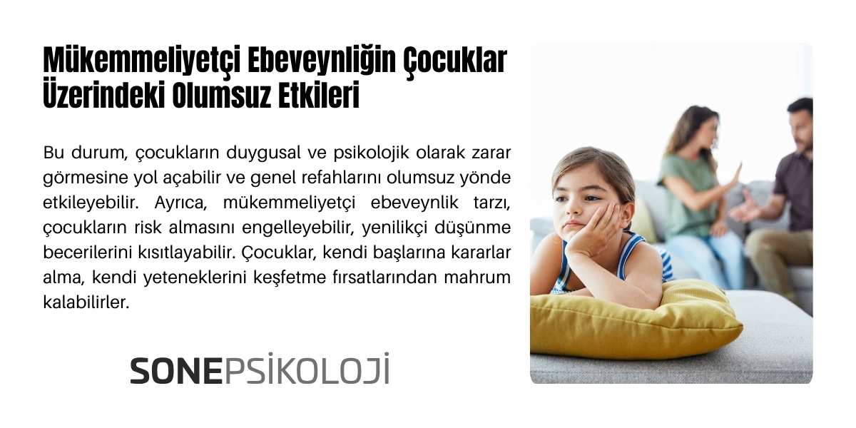Mükemmeliyetçi ebeveyn olmanın olumsuz etkileri