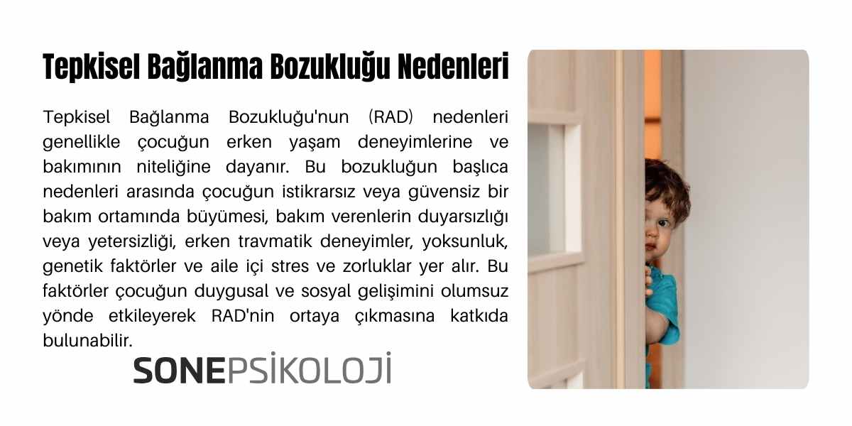 Tepkisel bağlanma bozukluğu sebepleri