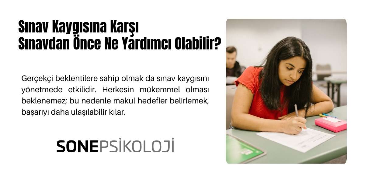 Sınav kaygısı için destek